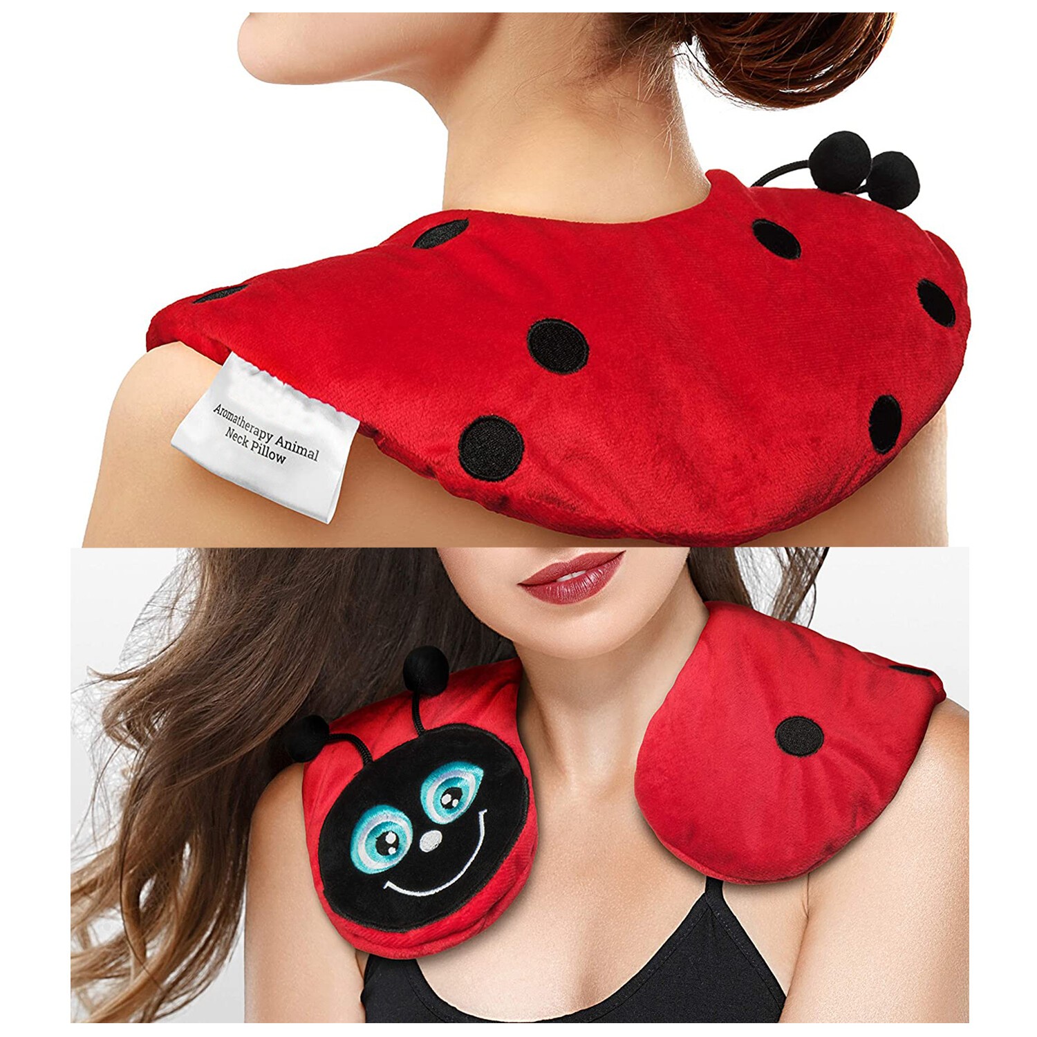 Microwavable Aromatherapy Neck and Shoulder Heat Wrap Stress Pain Relief Pad🚀