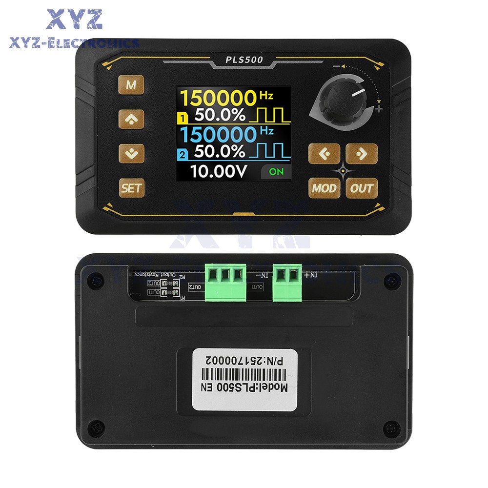 PLS500 Dual-Channel Pulse PWM Signal Generator Adjustable Programmable Dead zone