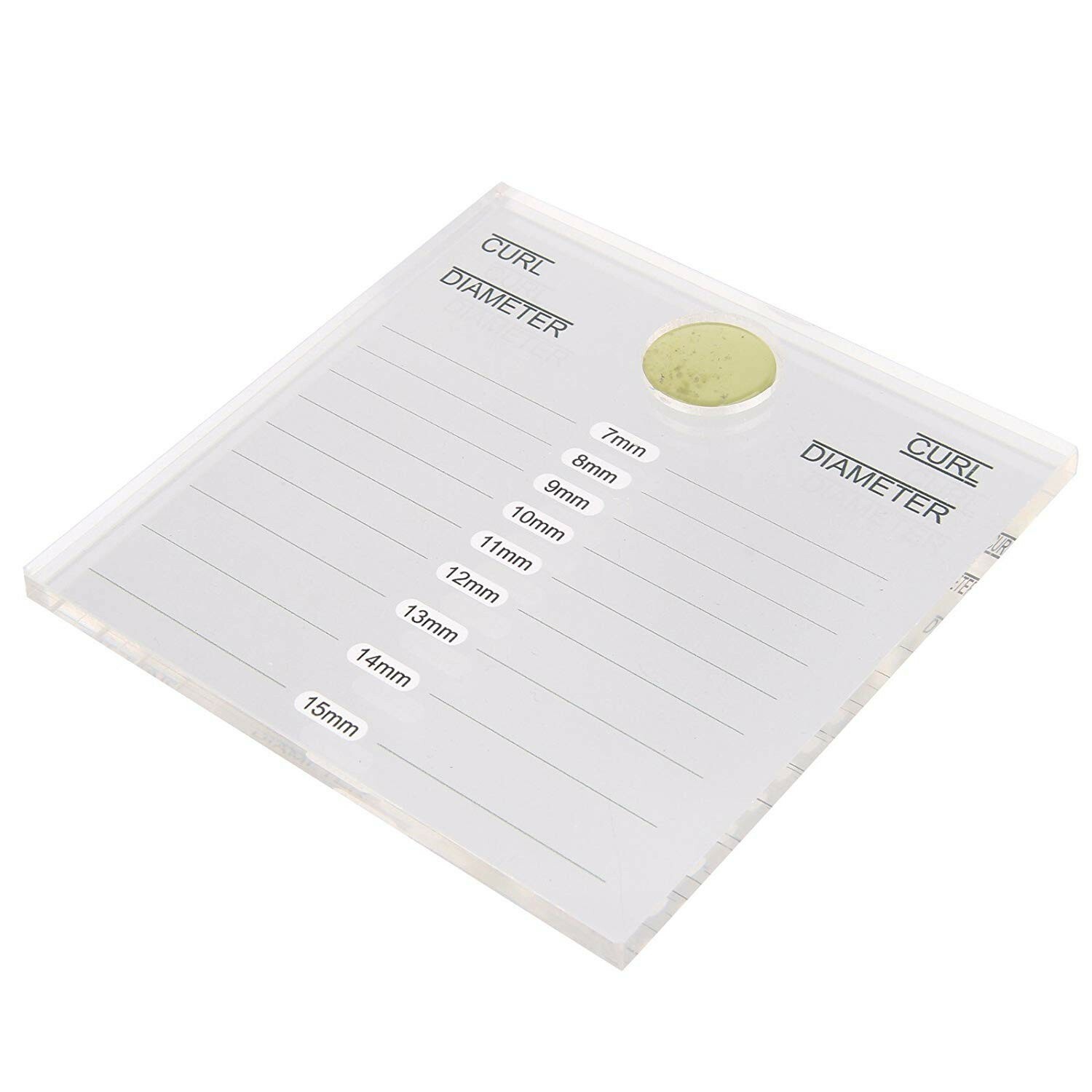 Amber Lash Double Row Adhesive Pallet with Jade Stone