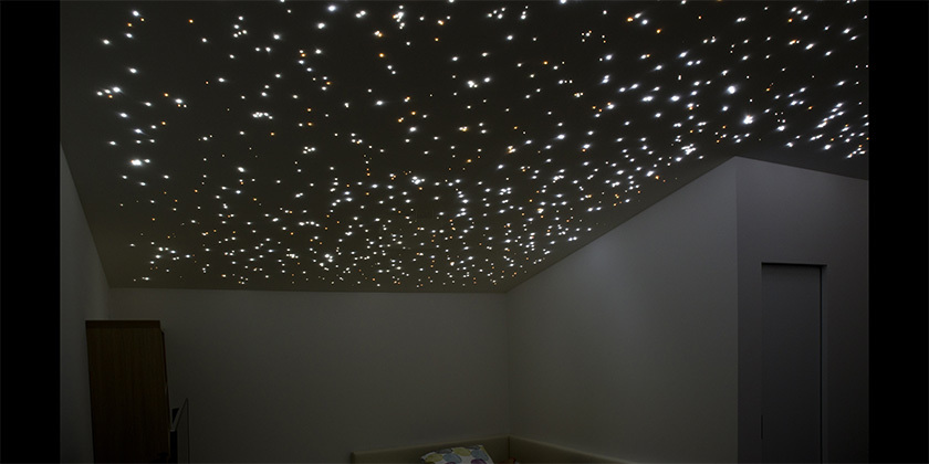 300 DOT STARRY SKY FIBER OPTIC KIT 5m LED NEUTRAL WHITE 9w