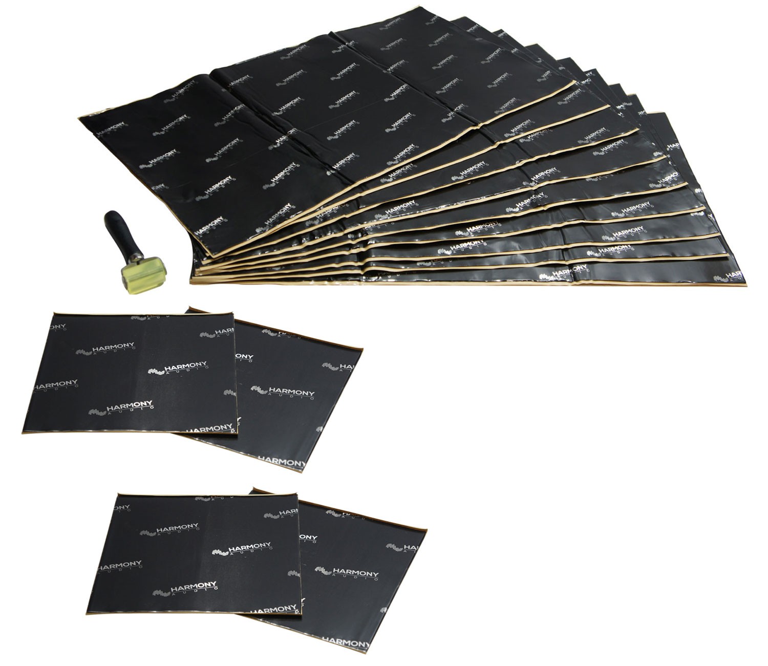 Harmony Audio Car Sound Dampening Bulk Kit (18 x 32) 9 Sheets + Speaker Kit Pack