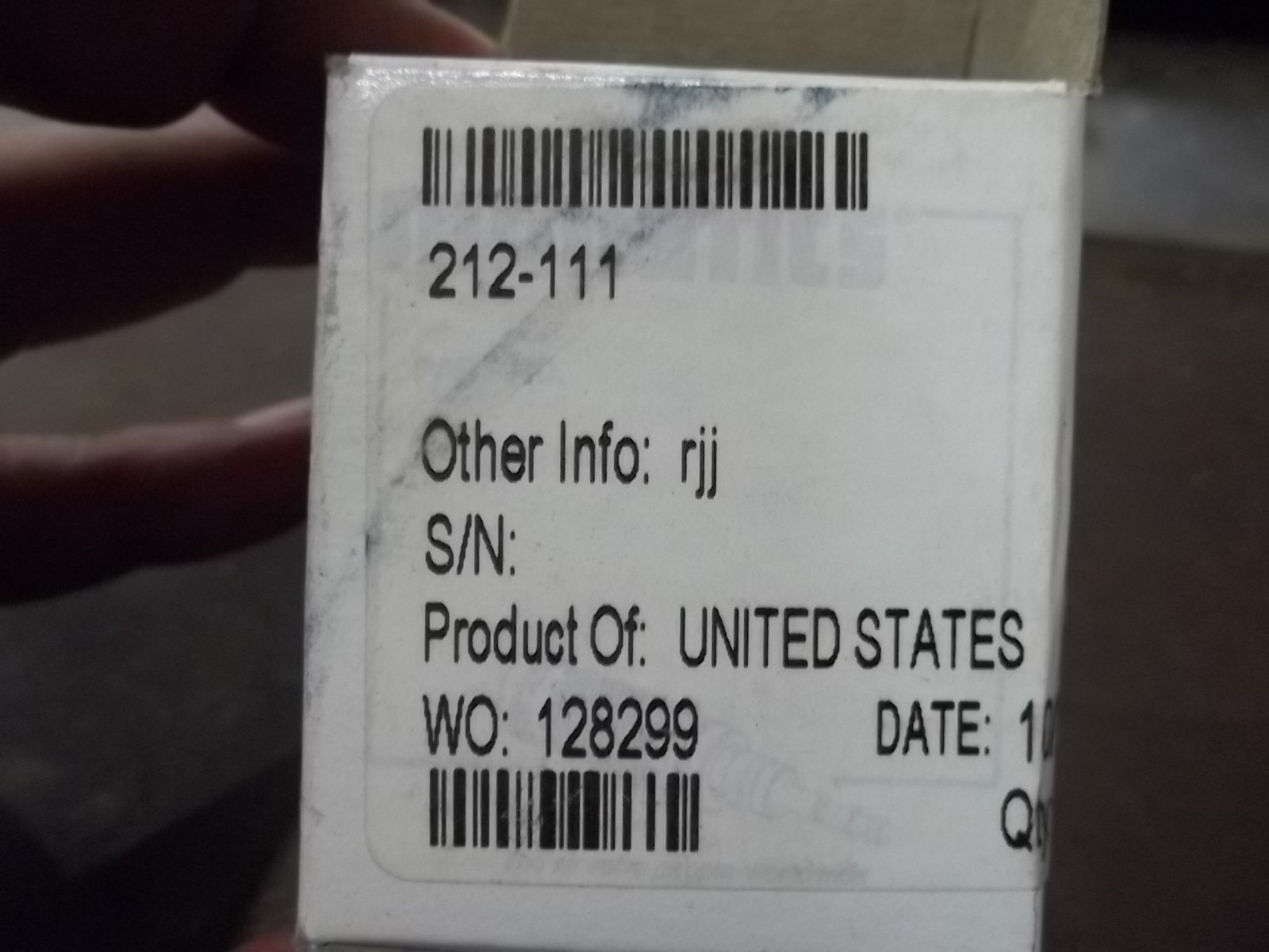 NIB NUMATICS 212-111 PUSHBUTTON OPERATOR ASSEMBLY (WL19-2)