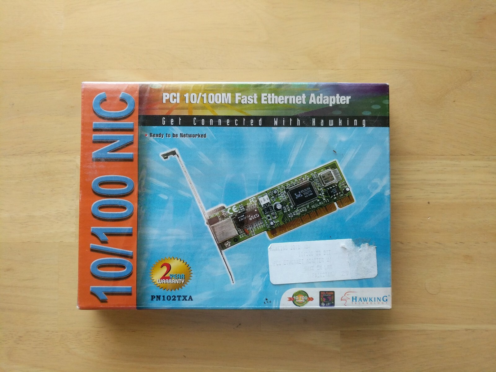 NIB Hawking Technology PCI 10/100M Ethernet Network Adapter PN102TXA SEALED
