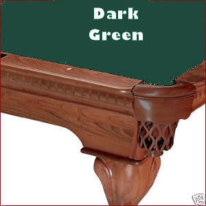 8' Pro Oversized Dark Green ProLine Classic Billiard Pool Table Cloth Felt