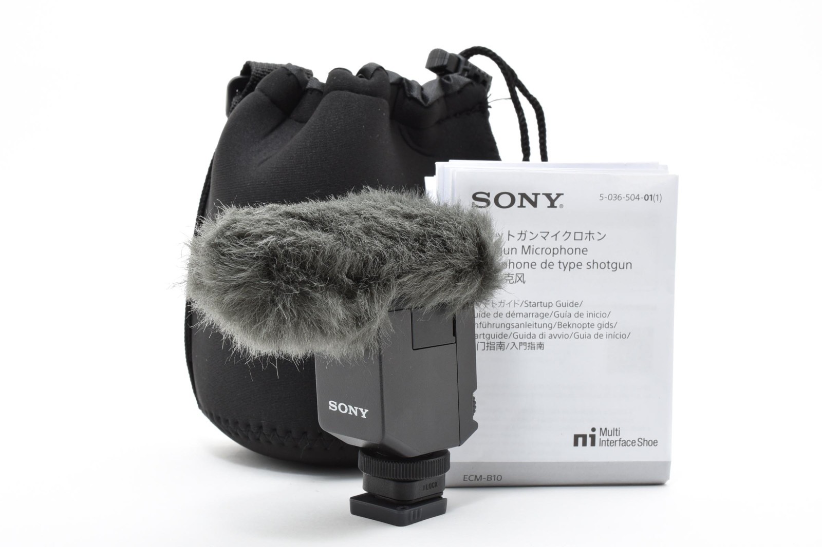 Sony ECM-B10 Shotgun Microphone Black w/ case [Near Mint]