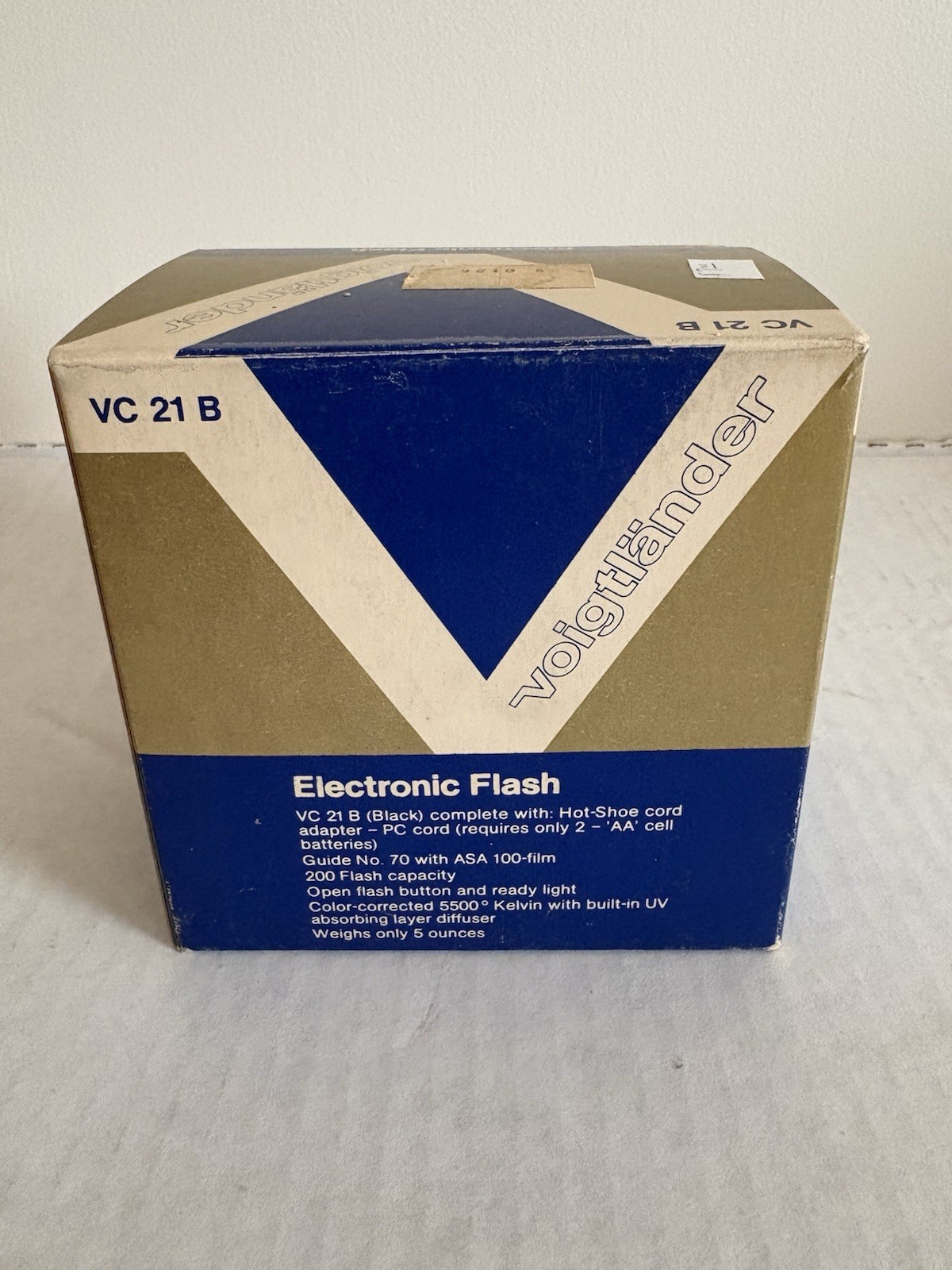 Vintage Voigtlander VC 21 B Electronic Flash NOS