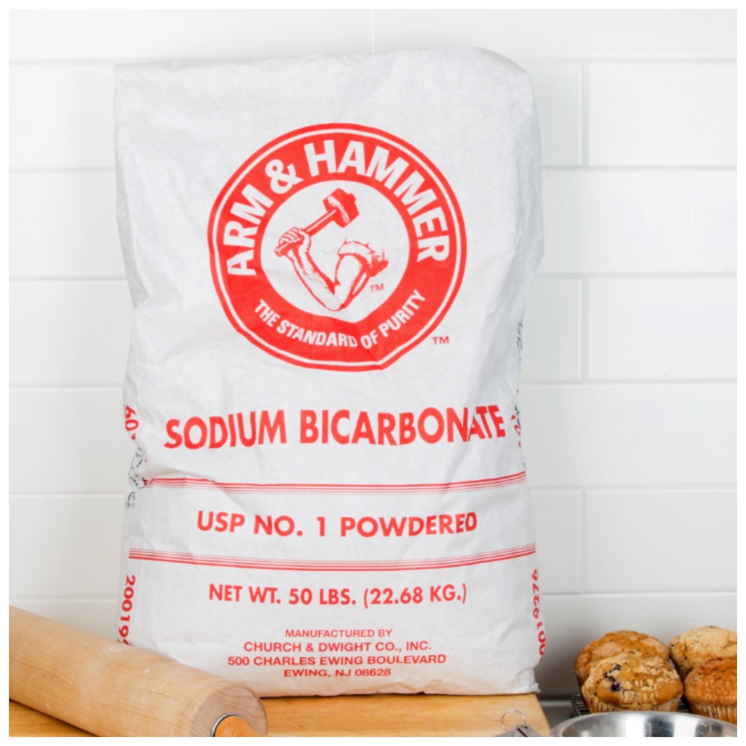 Baking Soda  Multi Purpose Product All-Natural Sodium Bicarbonate Bulk Bag 50-lb