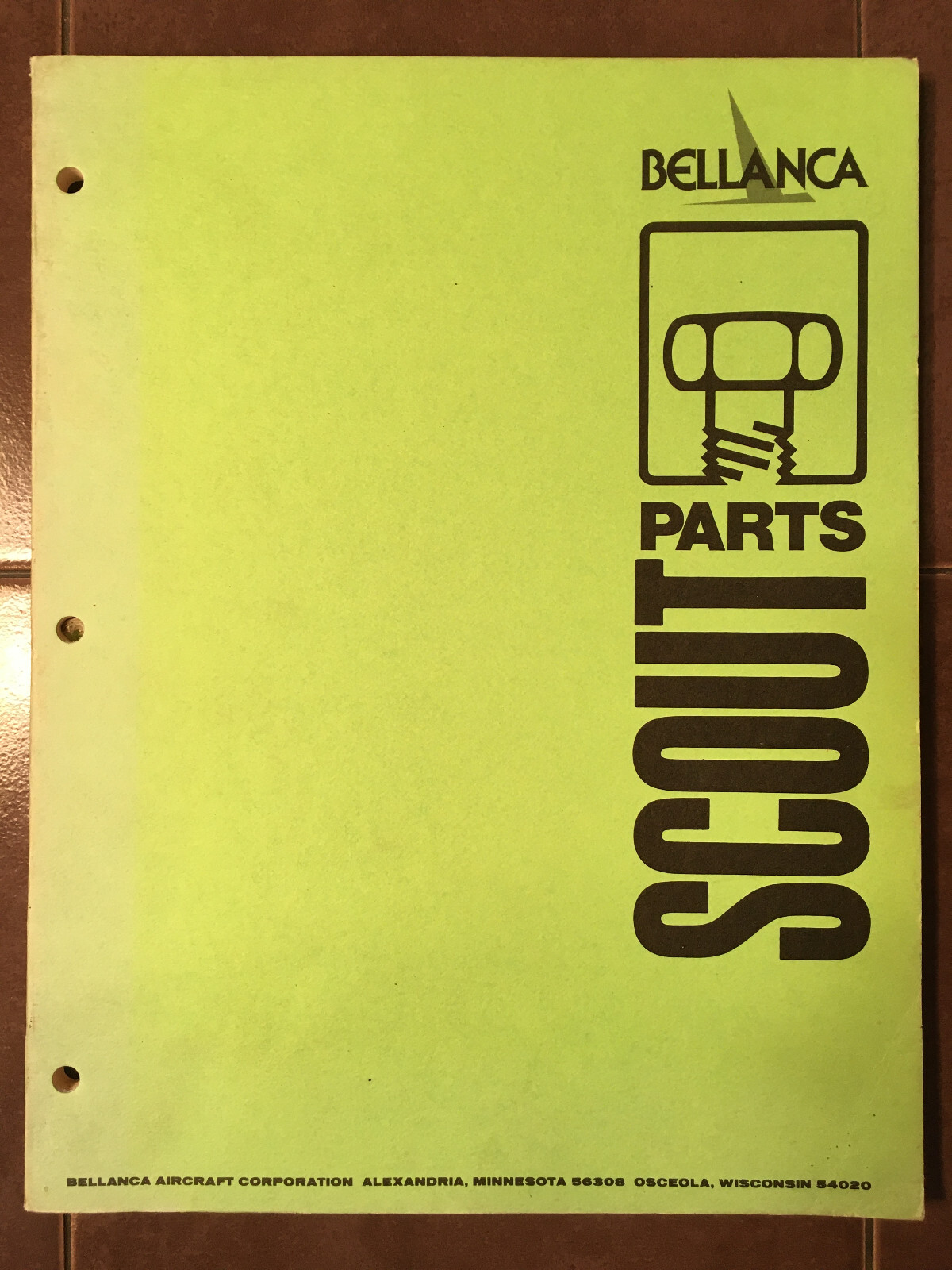 Bellanca Scout Parts  Manual