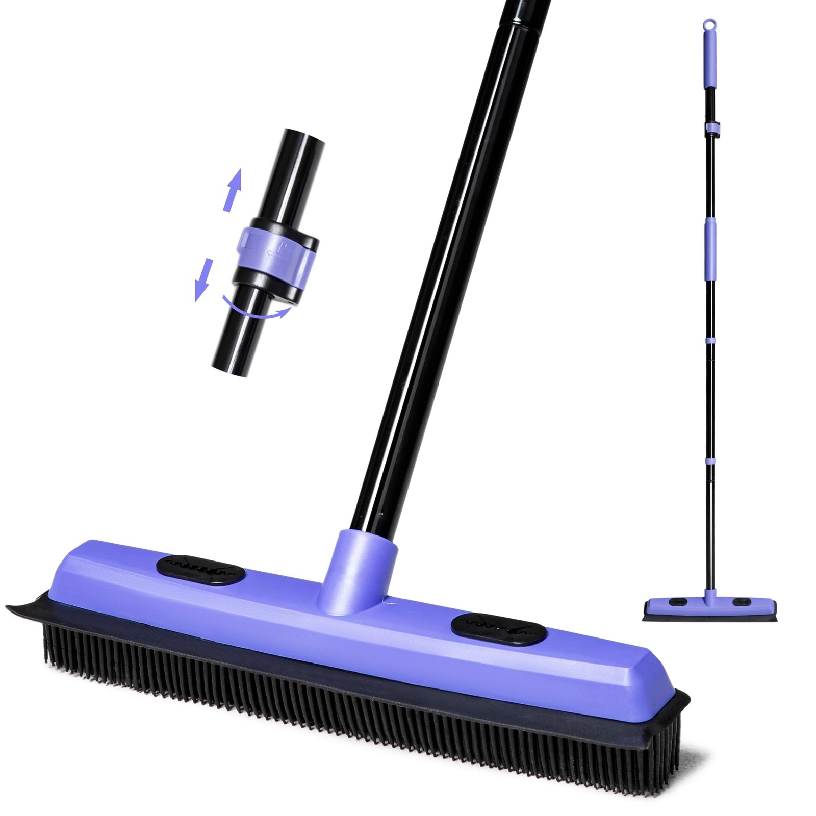 Carpet Brush for Pet Hair , Broom for Pet Hair on Carpet with Telescoping 60....