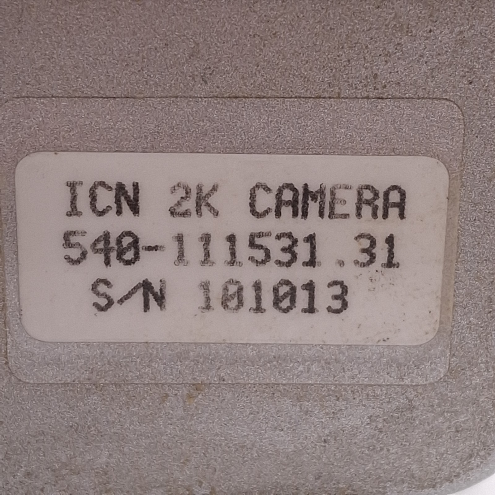 Cognex 540-111531.31 Smartview ICN 2K Surface Detection Optical Camera