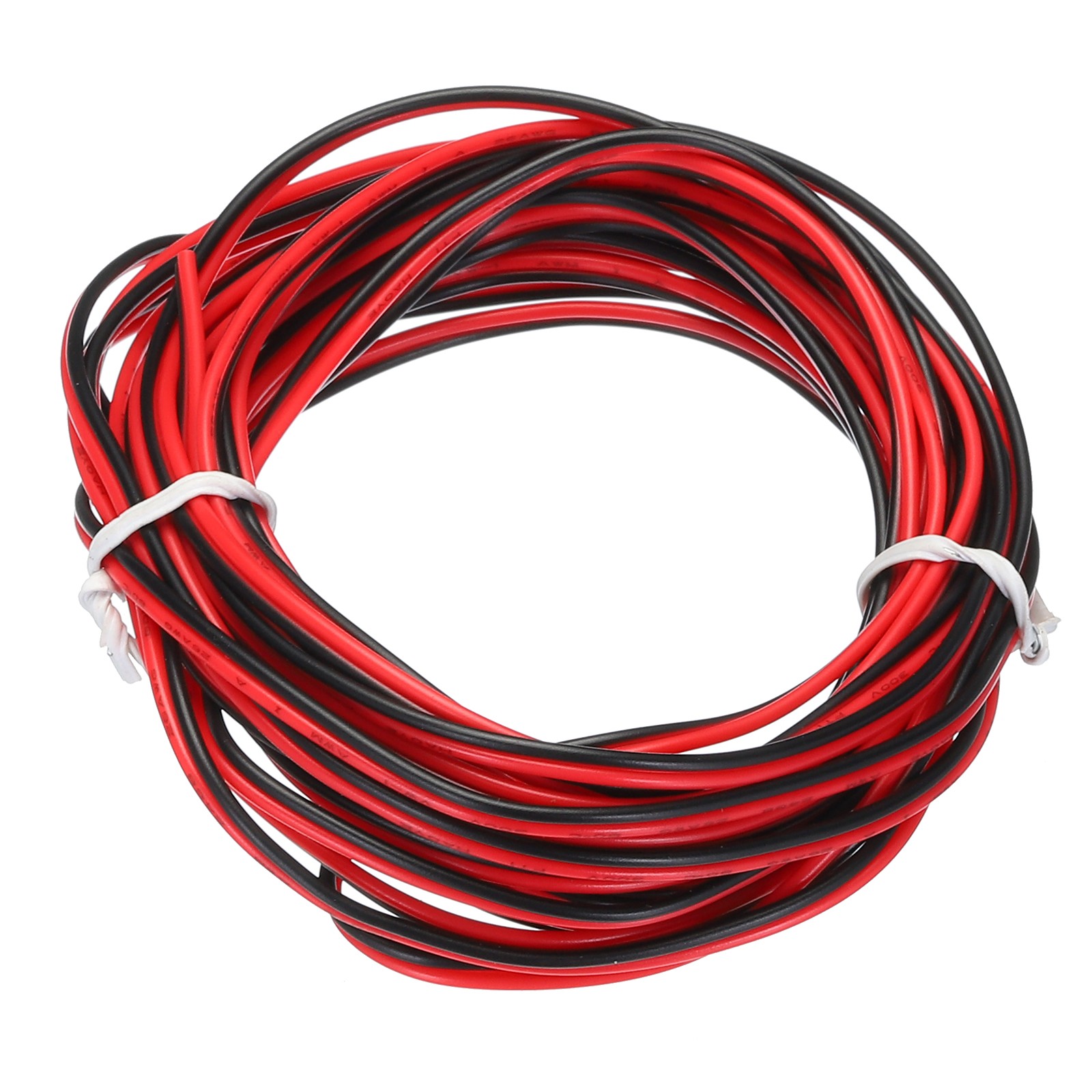 26 Gauge 2 Conductor Parallel PVC Wire 15Ft/4.5M Long 1.5mm Dia for LED Cable