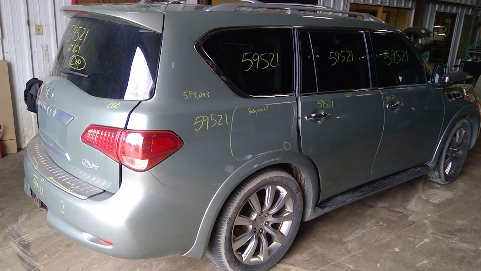 Used Floor Jack fits: 2012 Infiniti QX56 Grade A