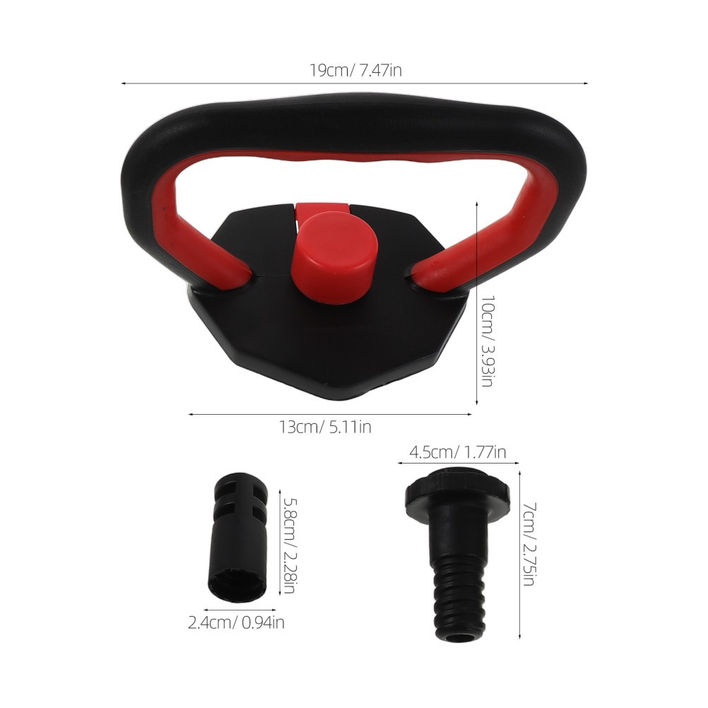 Kettlebell Dumbbell Handle: Kettlebell Attachment Kettle Grip for Weight Plates