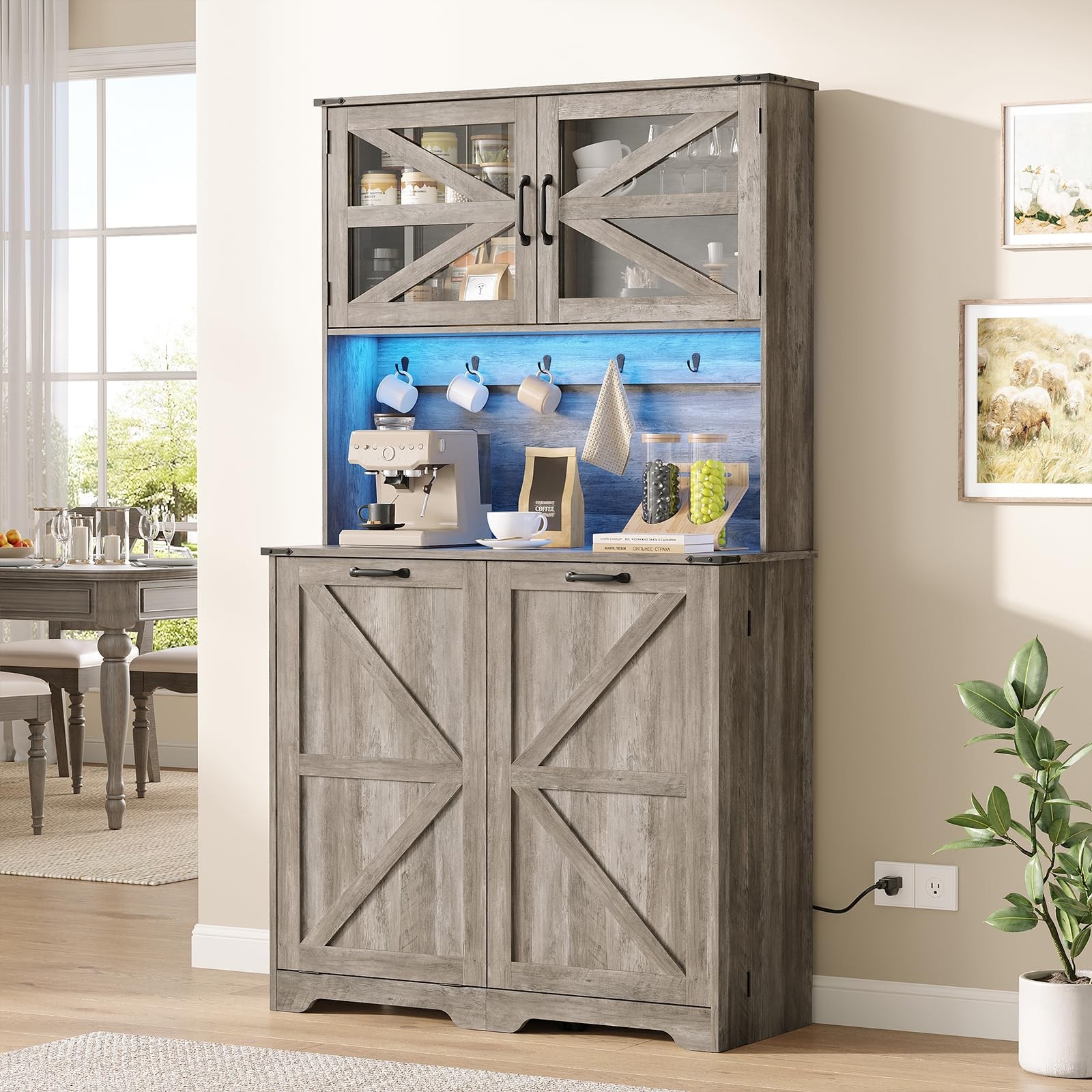 Kitchen Pantry Storage Cabinet