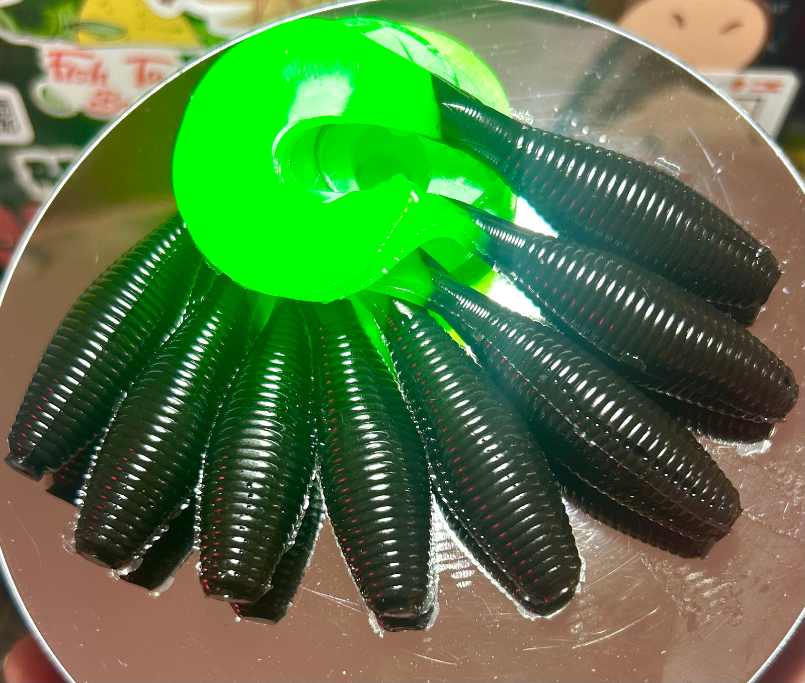 5” Fat Grub * Phantom Glow