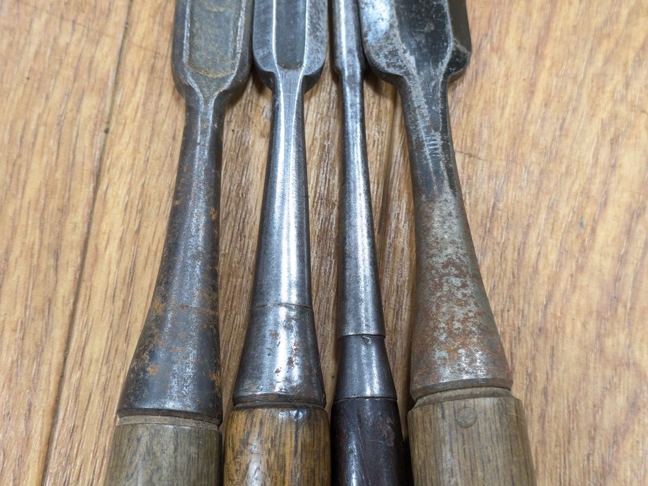 Japanese vintage chisel tataki Nomi Japan Old Vintage 18.17.10.25mm RB031