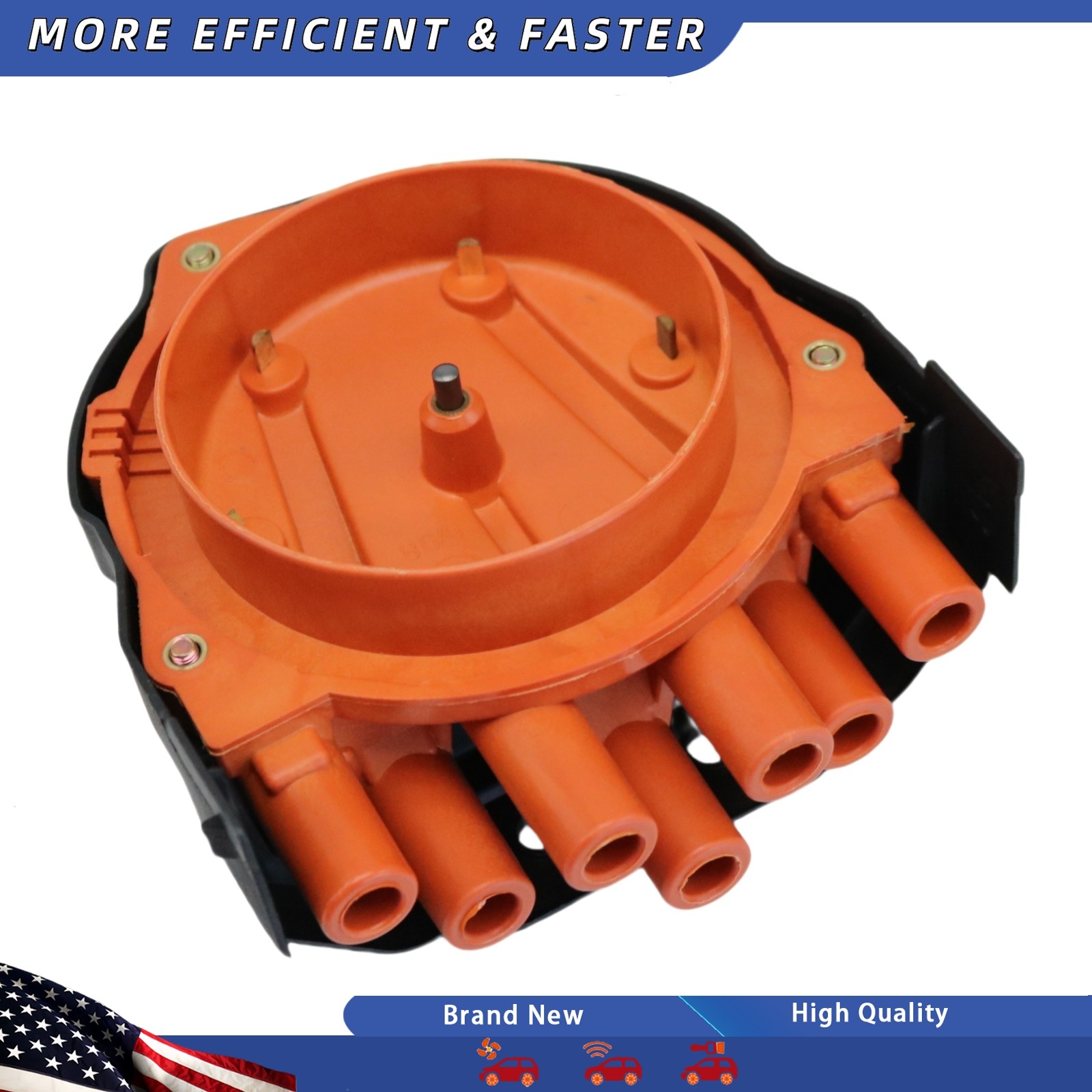 Fits BMW E23 E24 E28 E30 E31 E32 Distributor Cap&Rotor 12111725070 12111734110