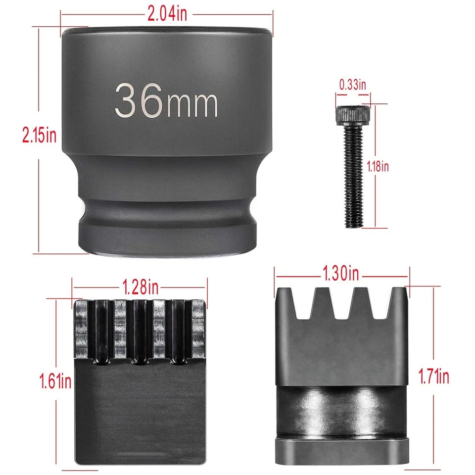 22100 Flywheel Locking Tool for 6.6L Duramax with 36mm 3/4'' Socket