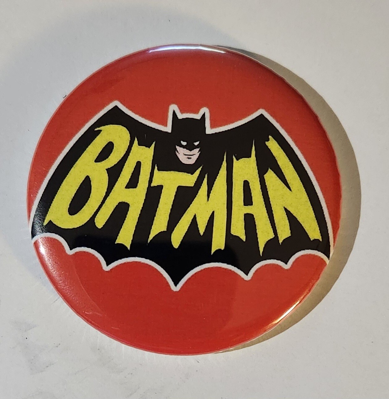 Batman Magnet/Mirror/Pin Back 2.25" Round Vintage Sign DC Comics