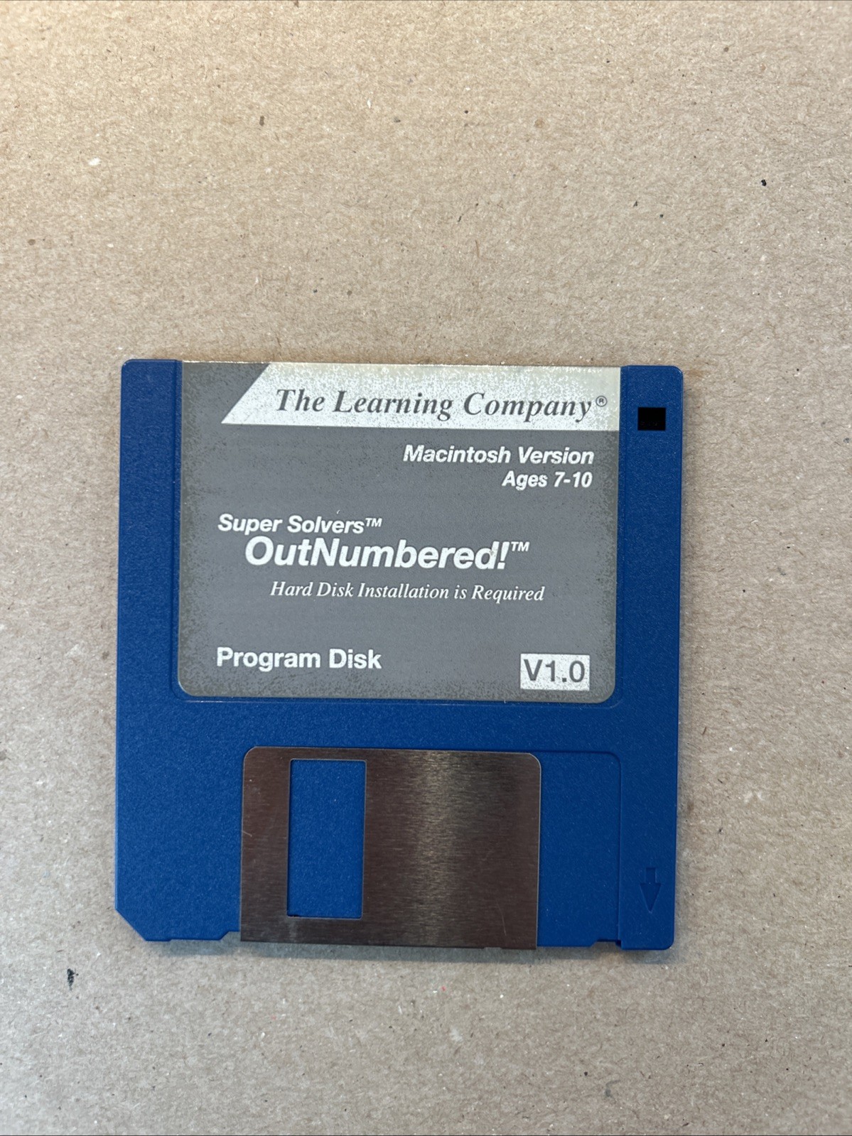 Outnumbered! Game For Macintosh - 3.5” Floppy Disc