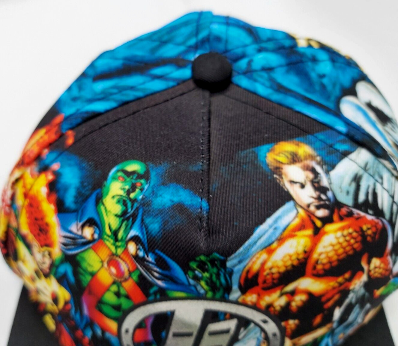 DC JLA Justice League Youth Multi-Colored Snap Back Hat