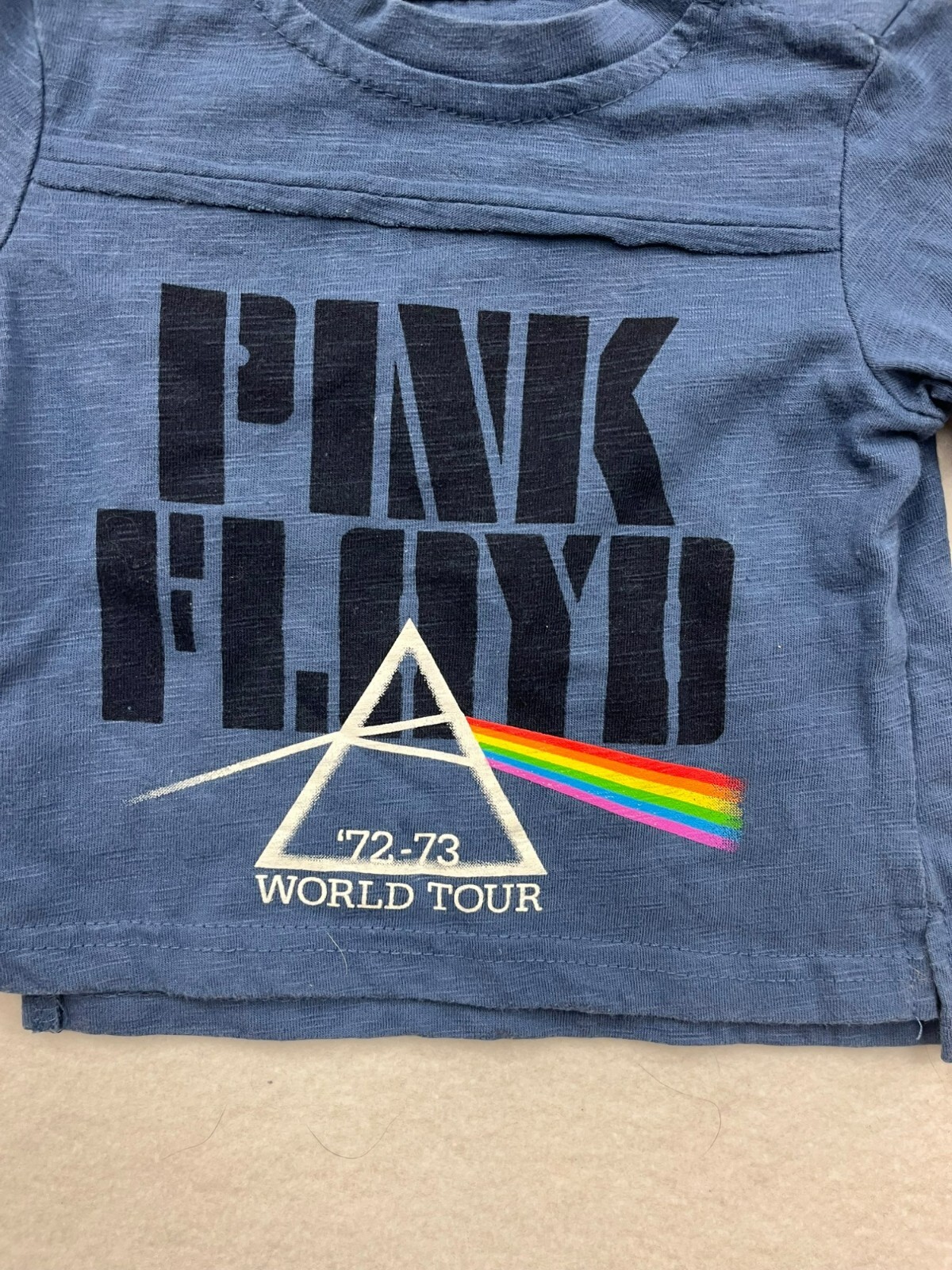 Pink Floyd Baby Boy World Tour Long Sleeve T-Shirt 6-9M #6300