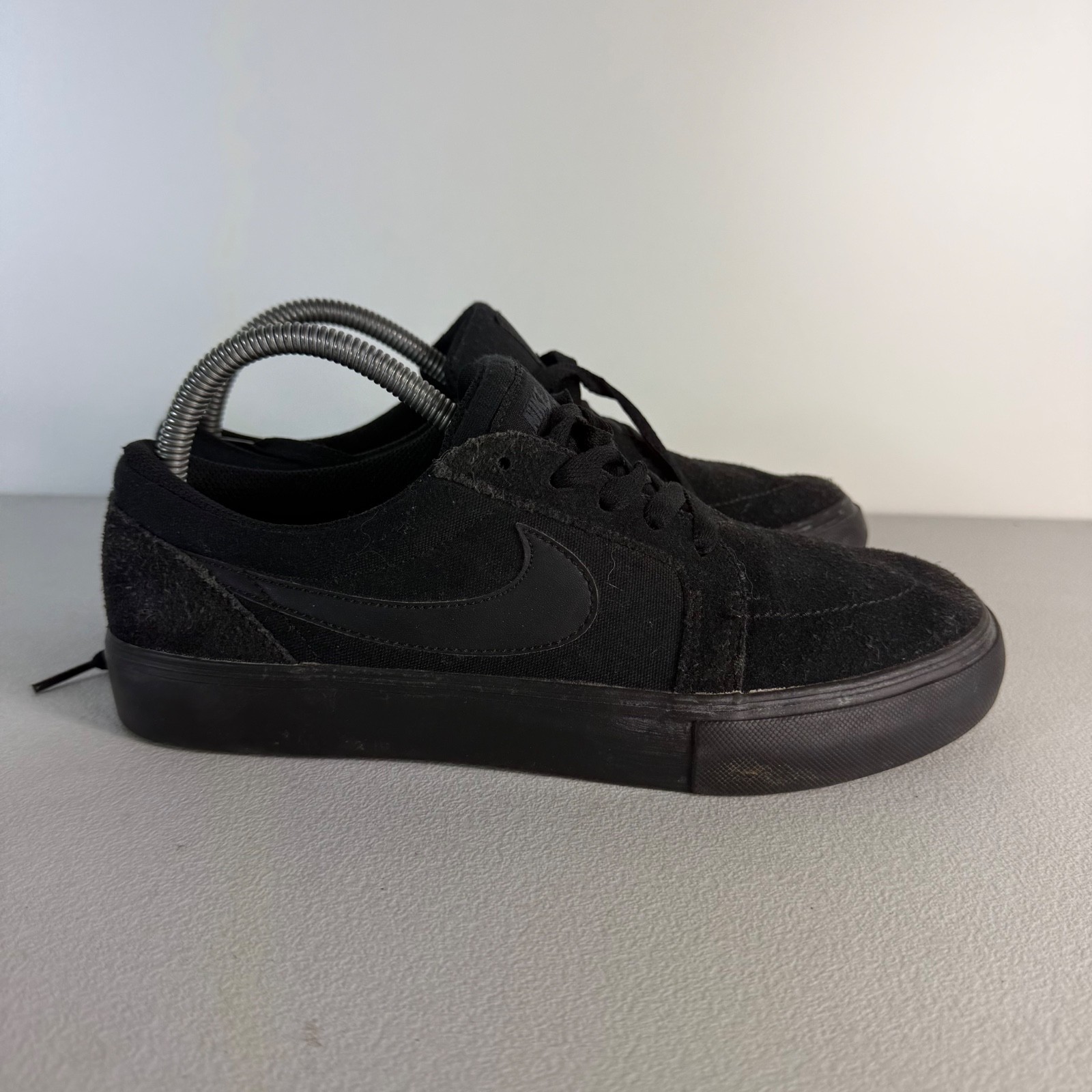 Nike SB Portmore II 880268-001  Black Casual Shoes Men's US 7 UK 6 EUR 40 Skate