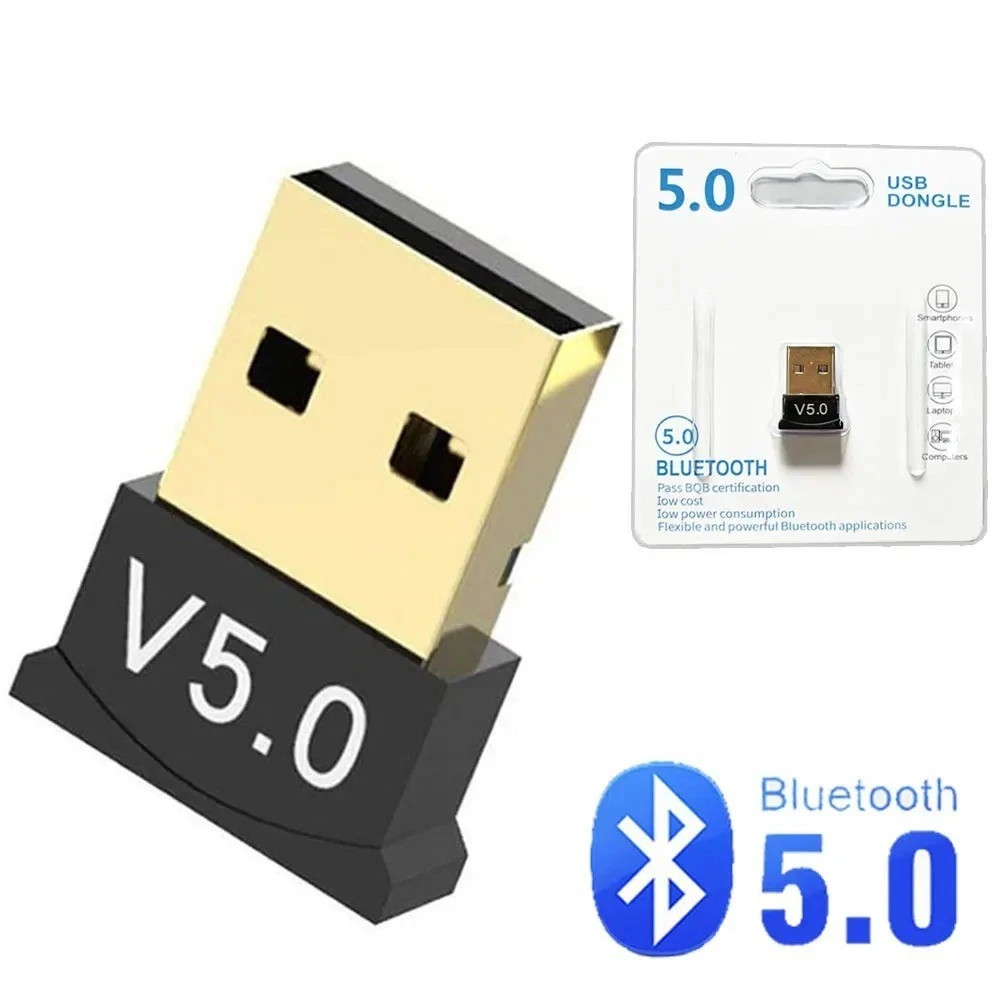 USB Bluetooth 5.0 Adapter Wireless Dongle For Laptop PC Window 10 11 Computer