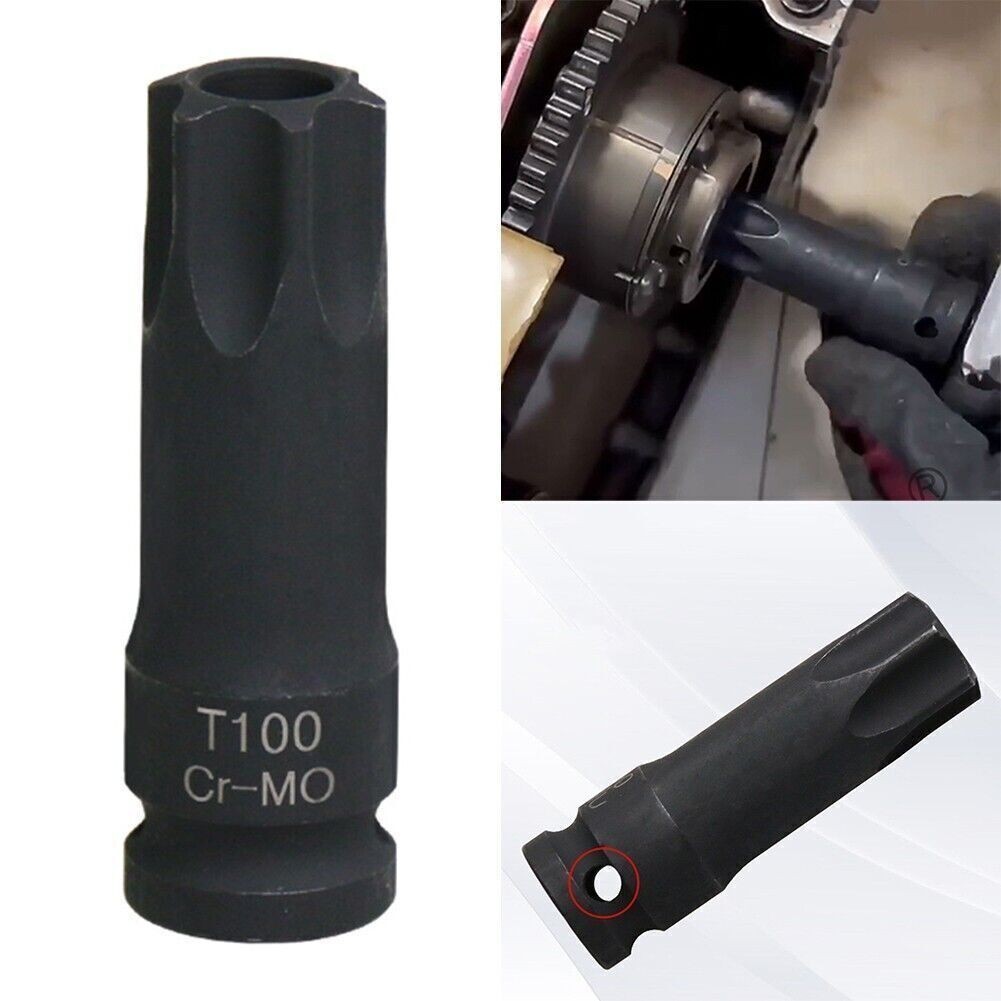 Camshaft Socket T100 Hollow Torx Bit 1/2" DR Fit Mercedes Benz M270 271 274 Etc