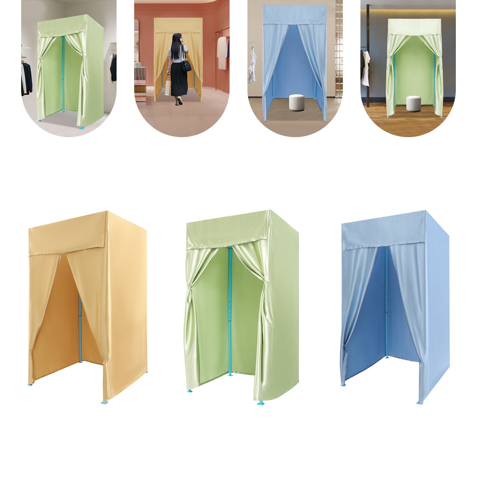 Fitting Room Freestanding Privacy Dressing Room Portable Changing Room