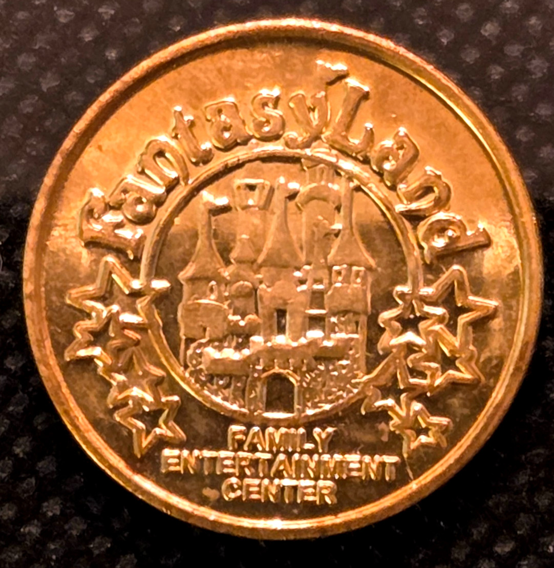 FANTASYLAND TOKEN- BRASS- 0.984" 25mm
