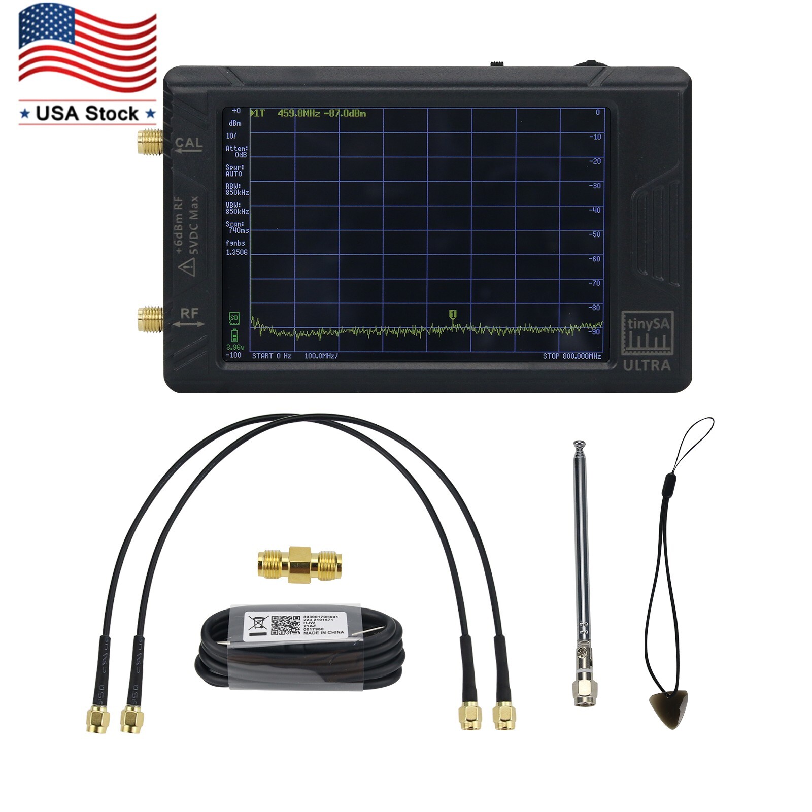 ULTRA Signal Generator Spectrum Analyzer 4-inch Display -New US