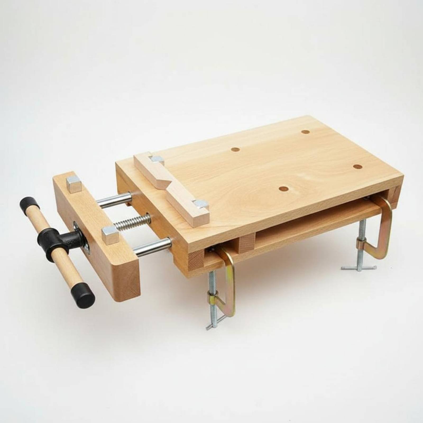 Portable Carpentry Vise Clamping System Hand Tool Small for Woodworkers