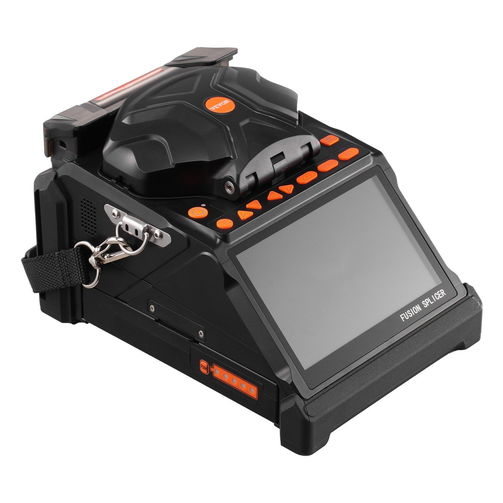 Fiber Optic Fusion Splicer 5" Screen 6 Motor Core Clad Alignment