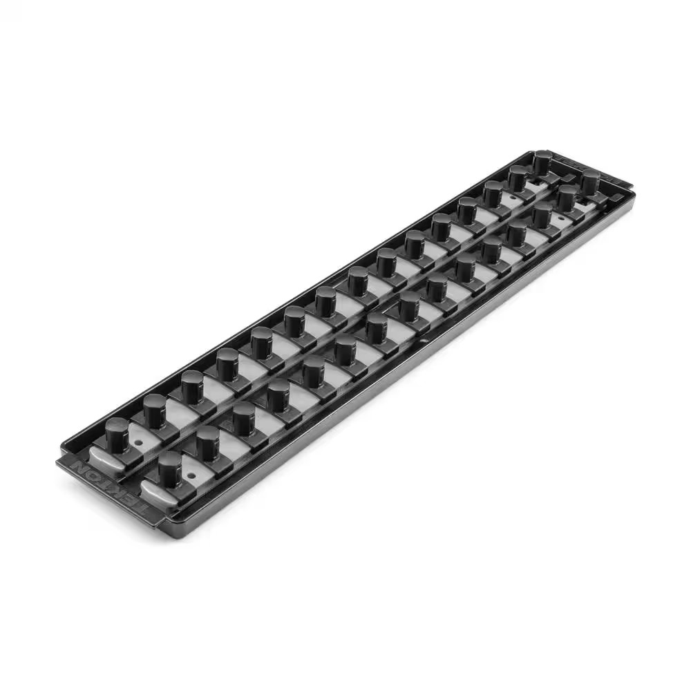 1/2 In. Drive 2-Rail Socket Organizer Set, Gray (30-Tool)