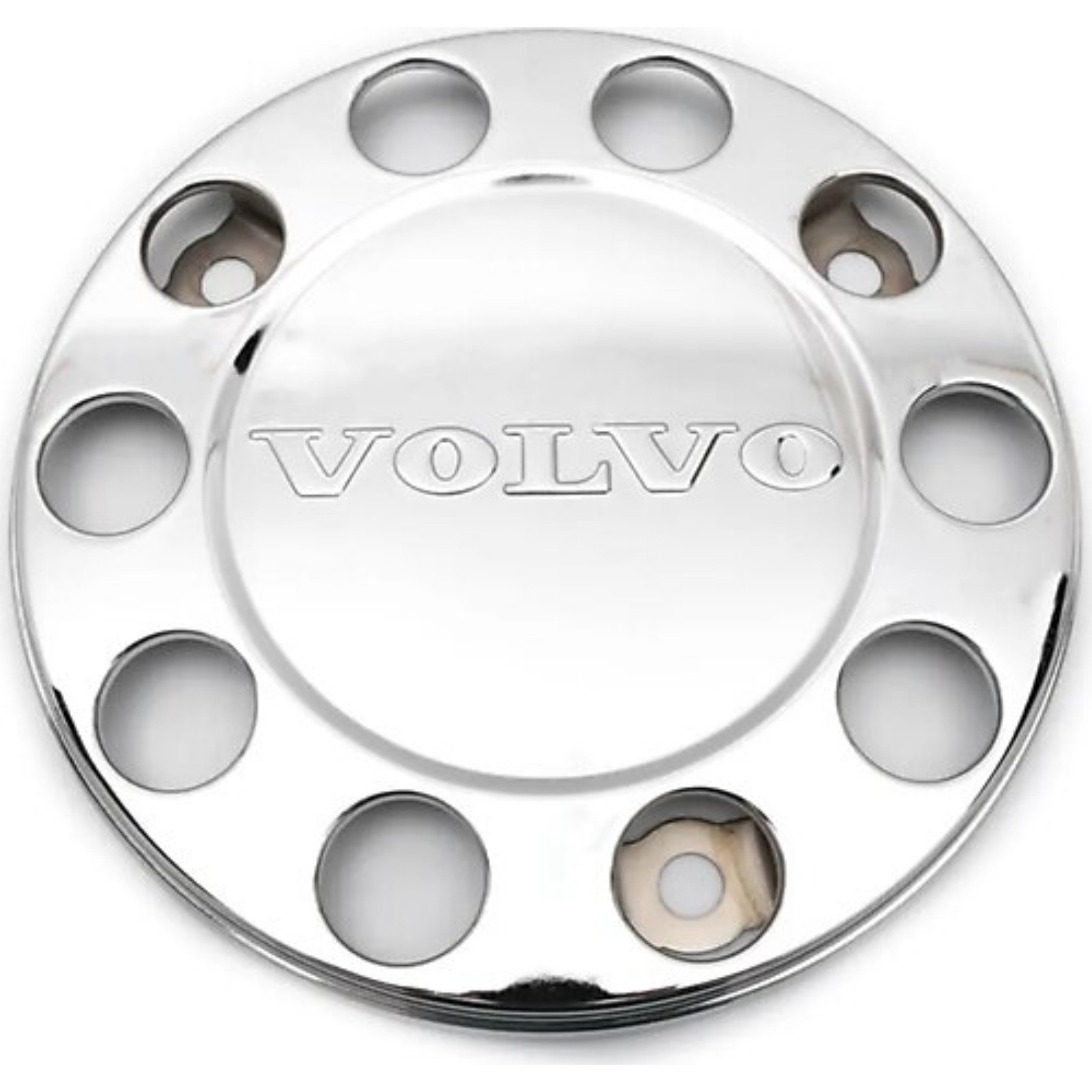 VOLVO TRUCK & BUS UNIVERSAL STAINLESS STEEL 22.5" WHEEL COVERS 1 Piece