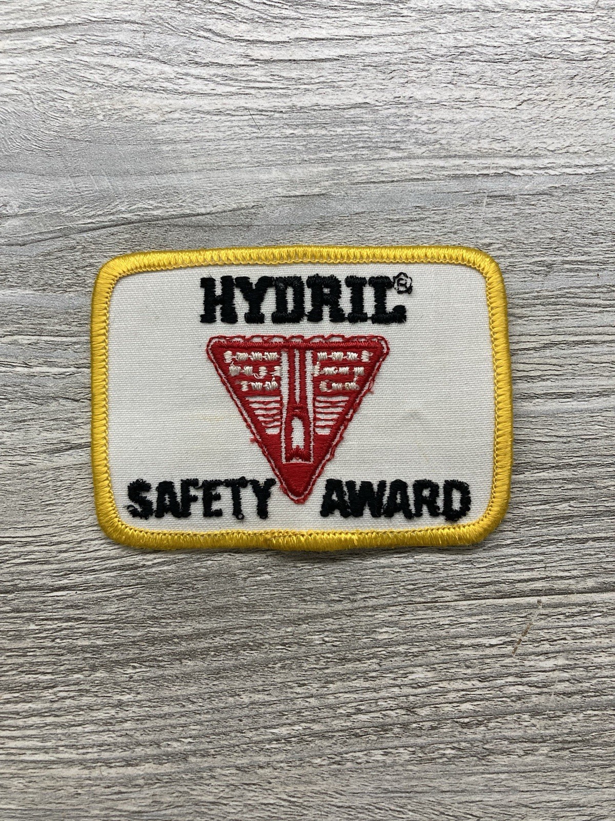 Vintage HYDRIL Gas Oil Embroidered Patch Petroleum Transportation