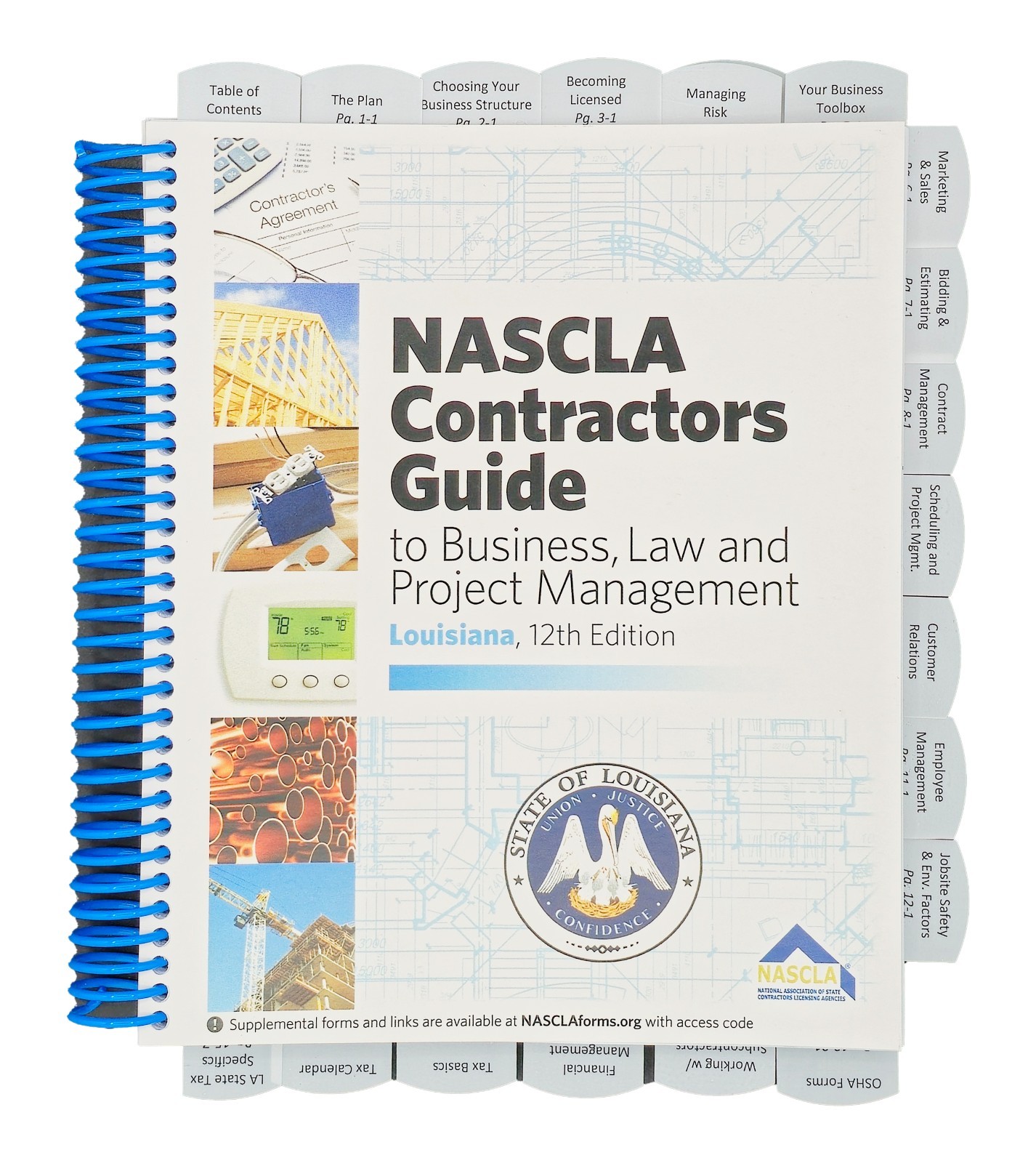 Highlighted and Tabbed - NASCLA Contractors Guide to Business Louisiana 12th