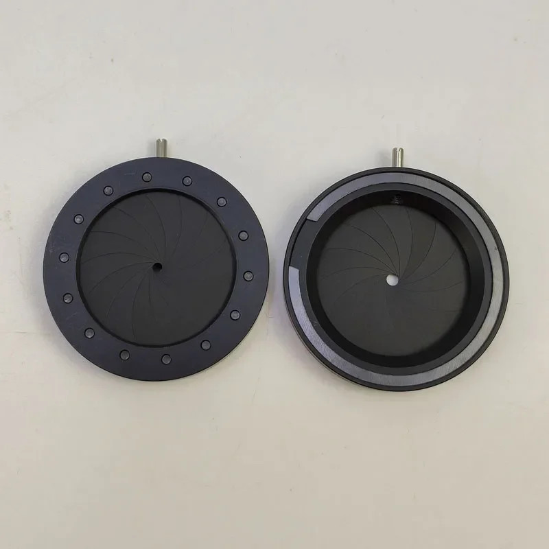 1 PC Adjustable 1.5-26mm 2-50MM Iris Diaphragm Aperture Microscope Camera Lens