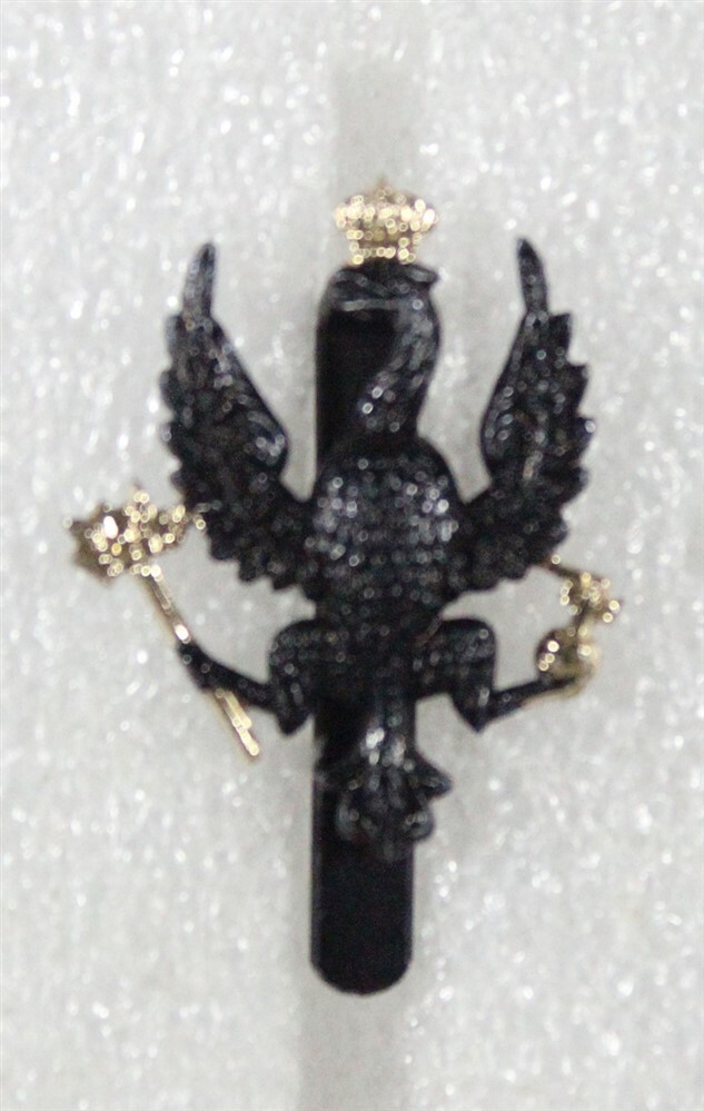 British Army Badge: 14/20th King's Hussars - anodized, Gaunt
