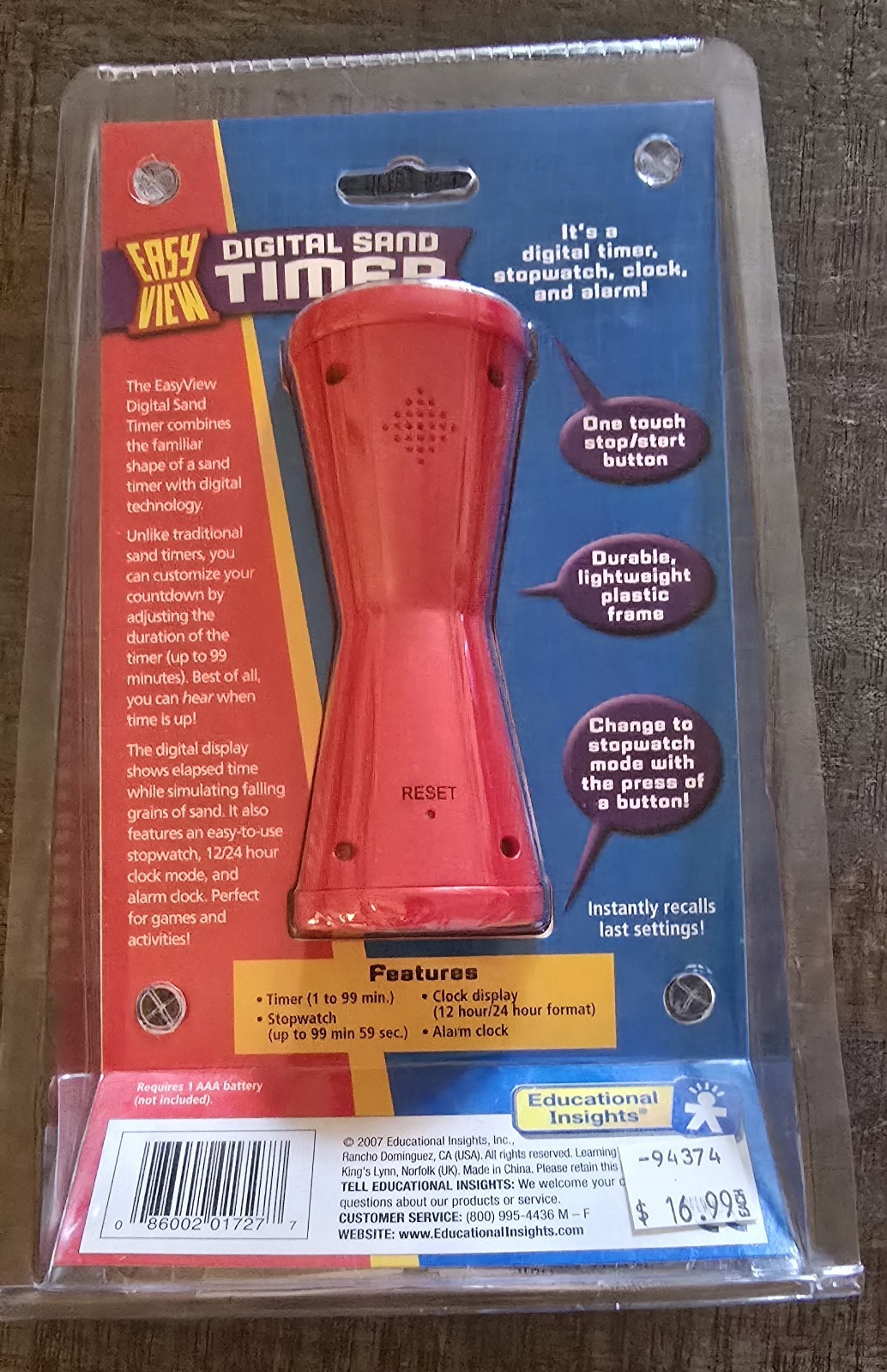 Easy View Digital Sand Timer
