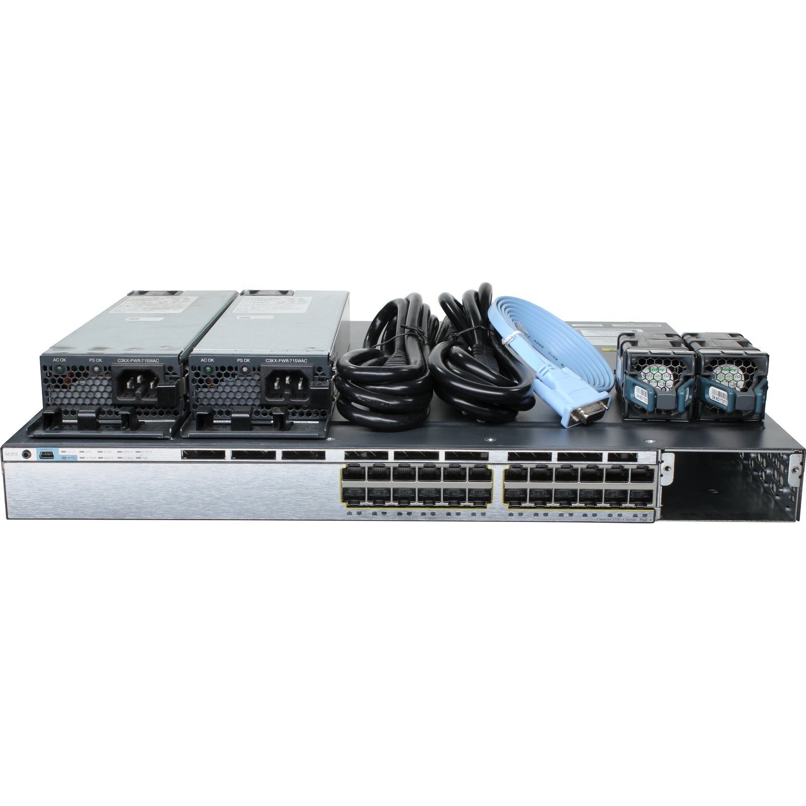 Cisco Catalyst WS-C3750X-24P-L 24P 1GbE 435W PoE+ Switch