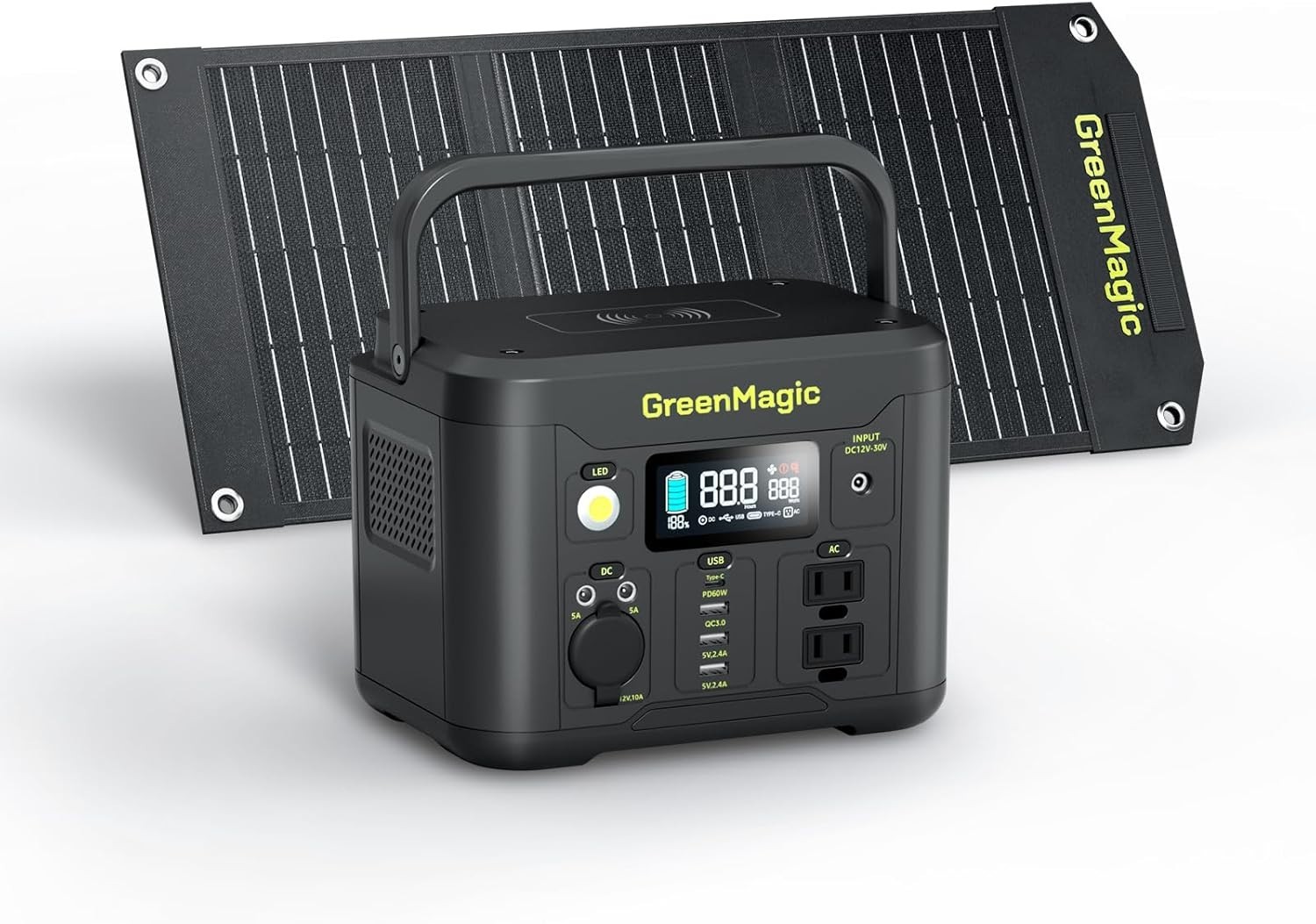 Brand NEW portable power station 330w  300W with 20W Foldable Solar Panel