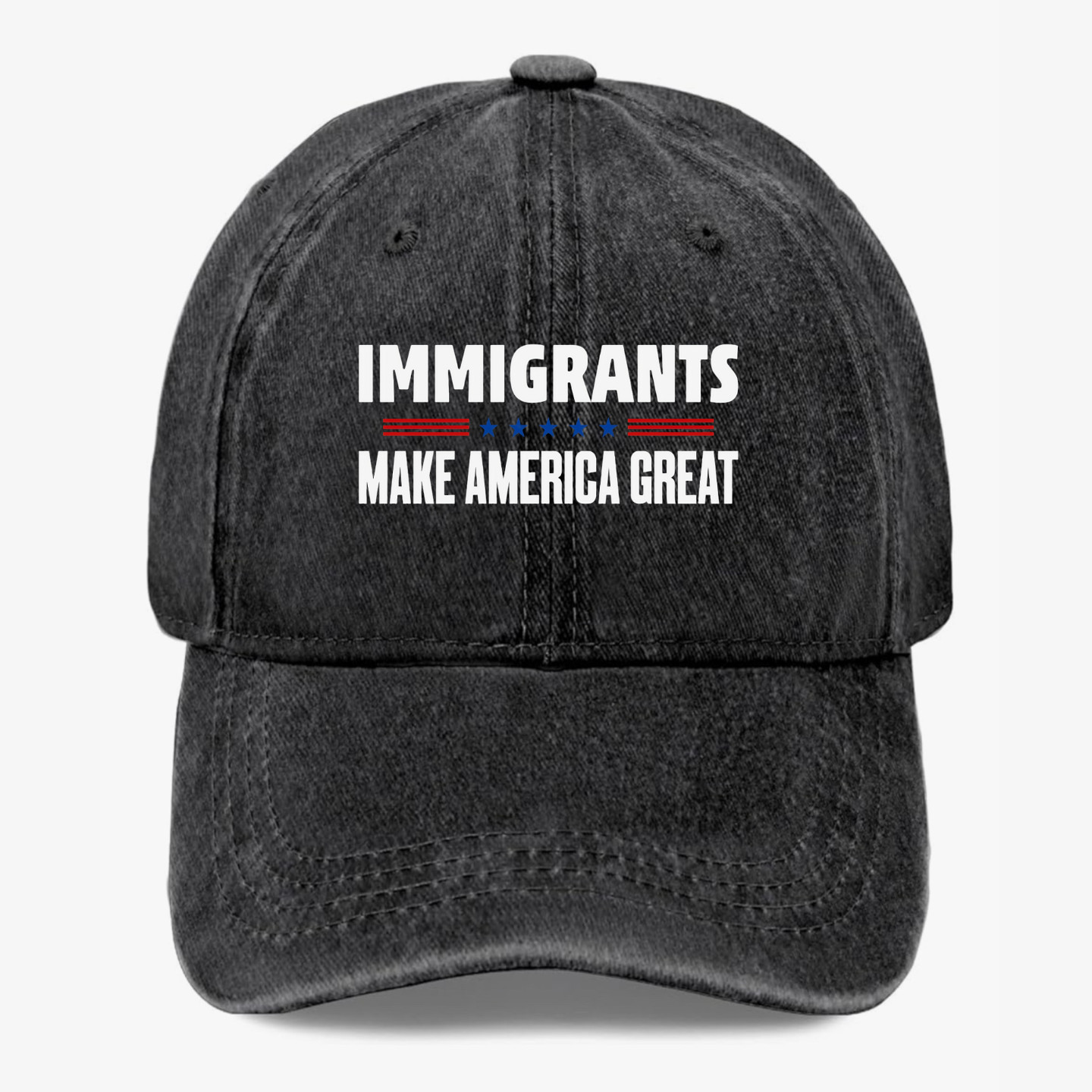 Immigrants Make America Great Hat USA Support Diversity Baseball Cap Adjustable