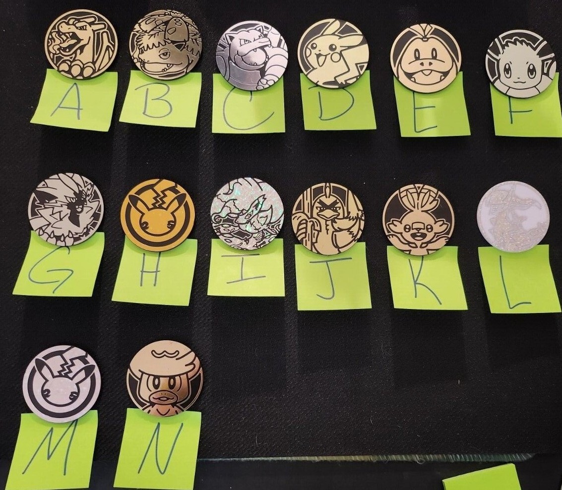 Large Pokemon Coins