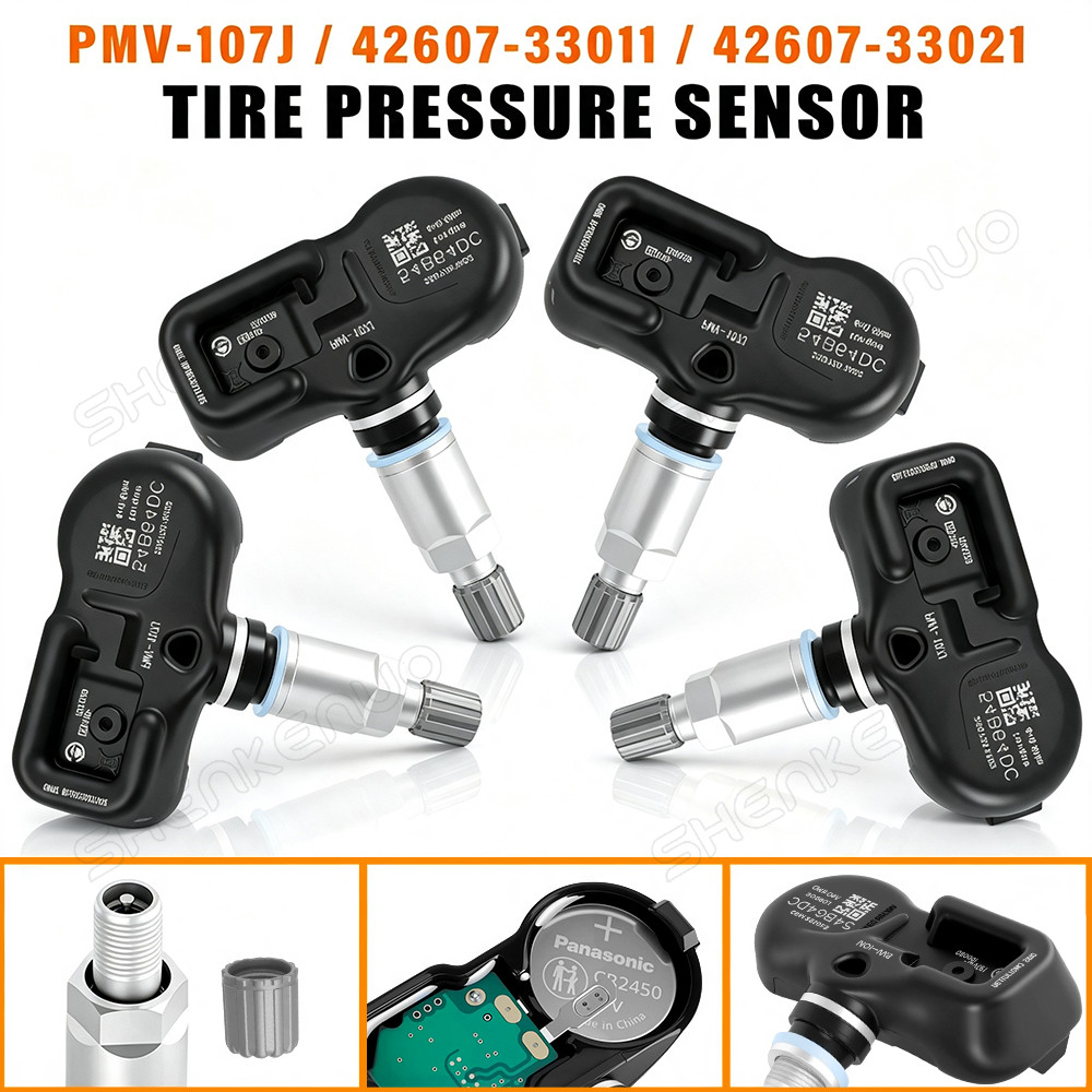 4X Original TIRE PRESSURE MONITOR SENSOR OEM 42607-33021 TPMS PMV-107J for Lexus