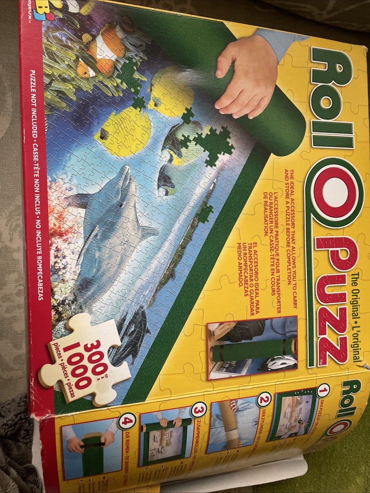 Roll O Puzz Jigsaw Puzzle Roll Up Storage 300 To 1000 Pc BJ Toys