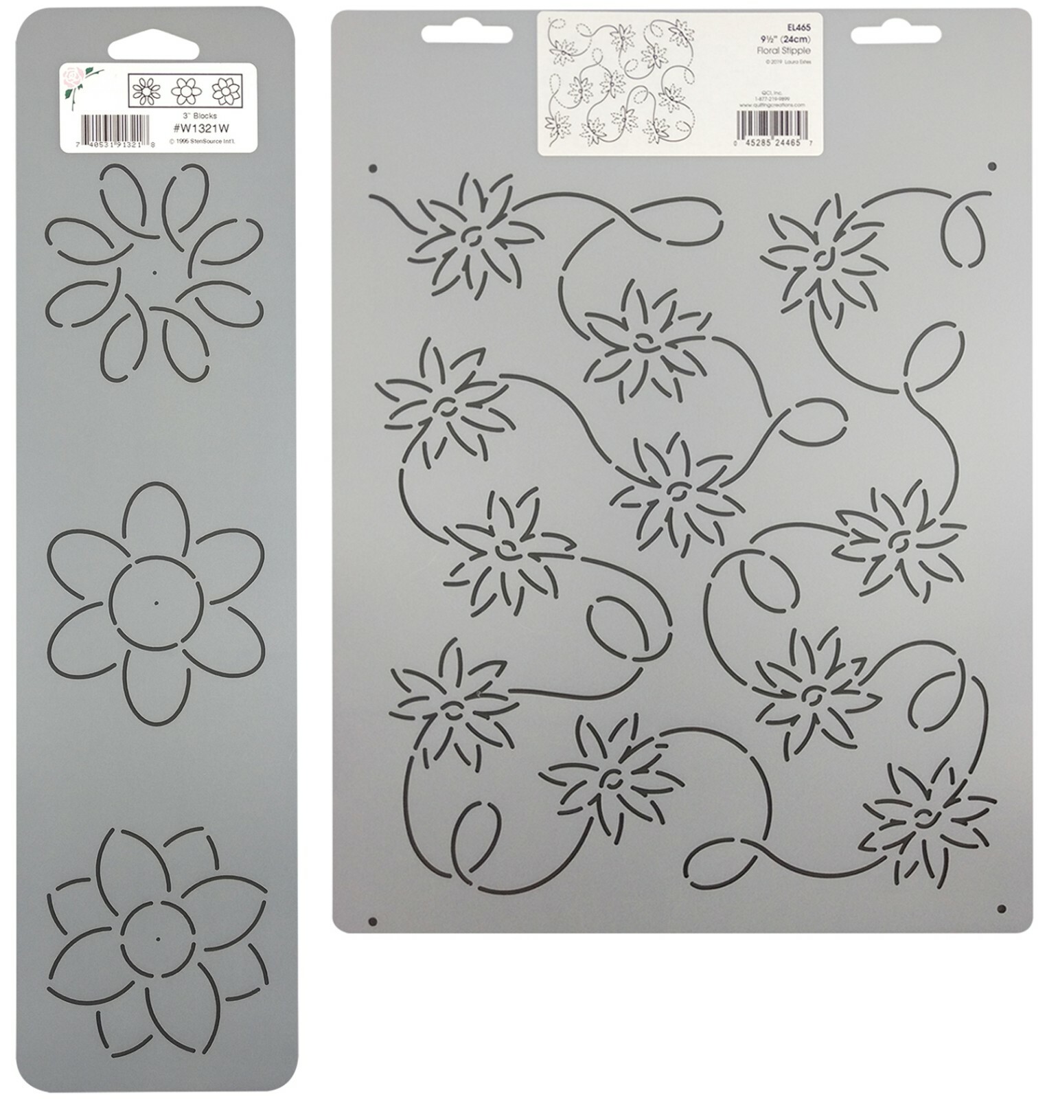 Quilting Stencils Floral Quilt Patterns Stipple Flower Stencil Quilters Template