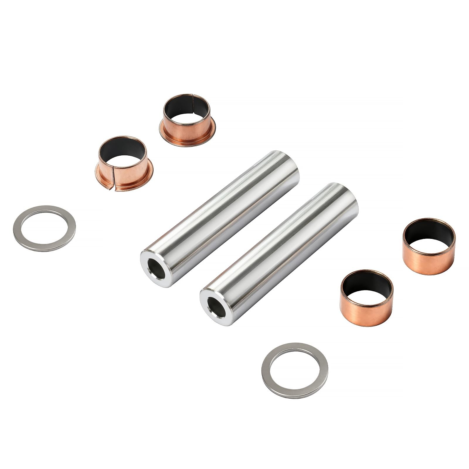 CLUBRALLY EZGO TXT/RXV Golf Cart Bushing Spindle King Pin Tube, Claw Silver
