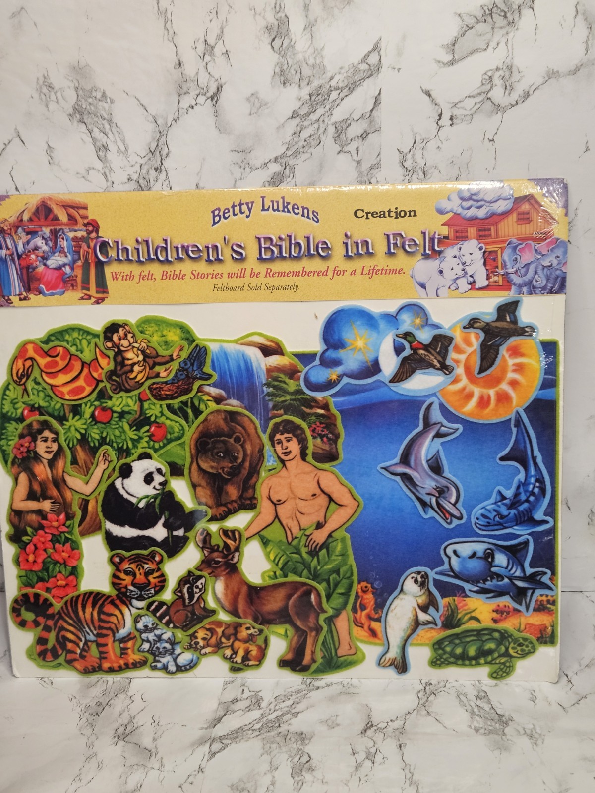 Betty Lukens "Creation" felt set for the Children's Bible in Felt.